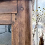 XXL industrial sideboard with glass doors