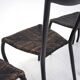 Black Manila dining chairs by Val Padilla for Conran, c.1980