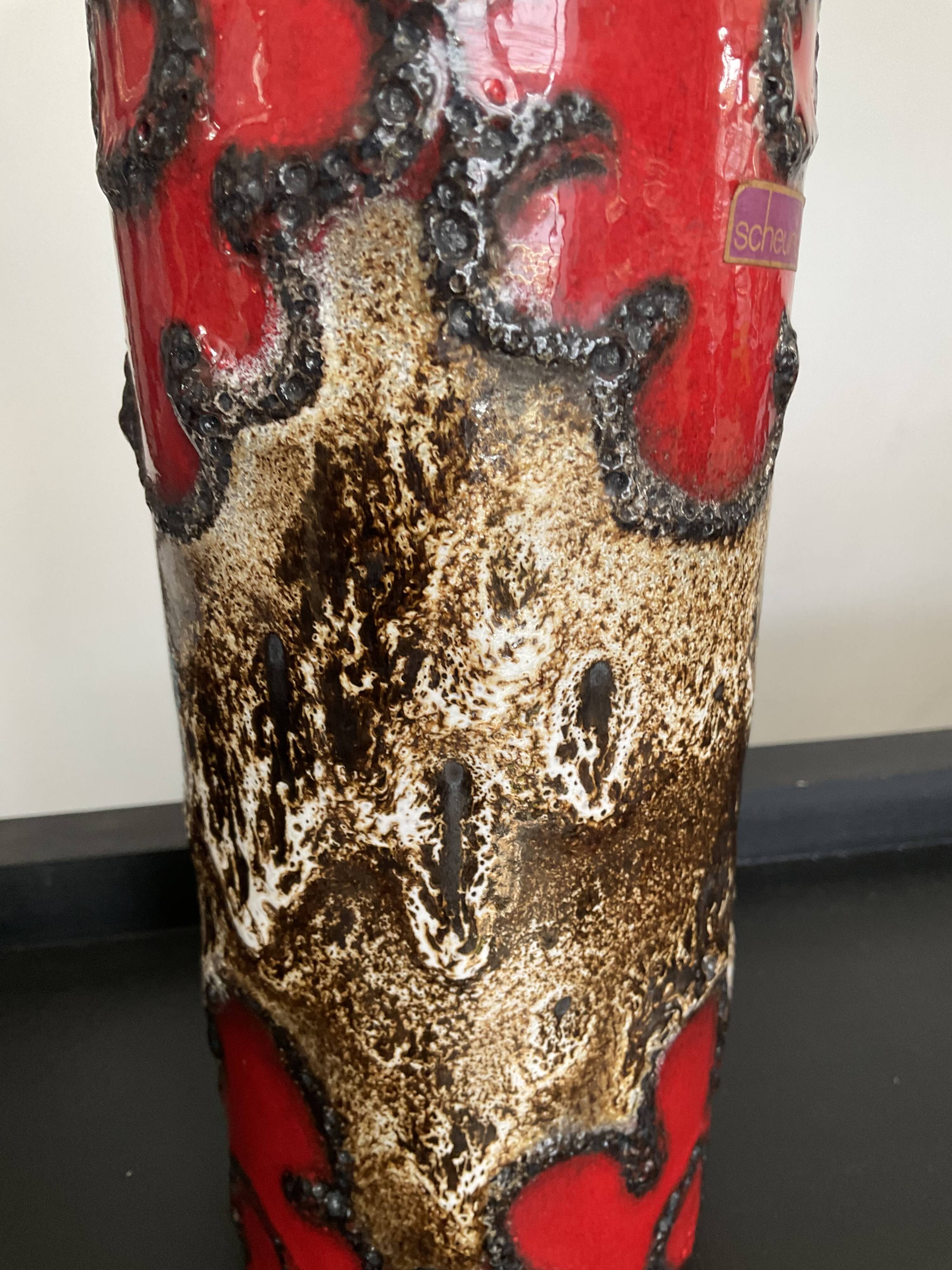 Vintage Scheurich vase from the 60s-70s