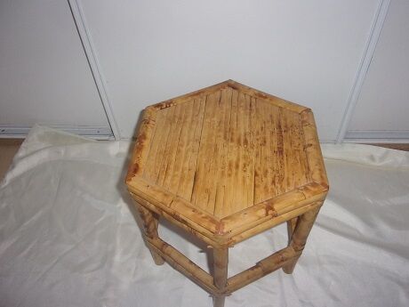 Coffee table in bamboo