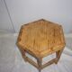 Table basse en bambou