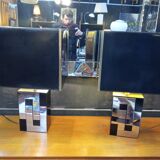 Paire de lampes Philippe Jean