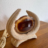 Mood Lamp with Agate Slice