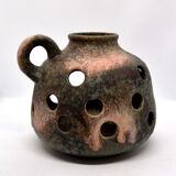 1970s organic modern ceramic oil chimney, Ruscha Art, Germany