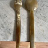 Lot de couverts en nacre ou corne