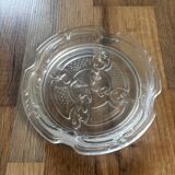 Old bottle bottom or glass moulded pocket tray