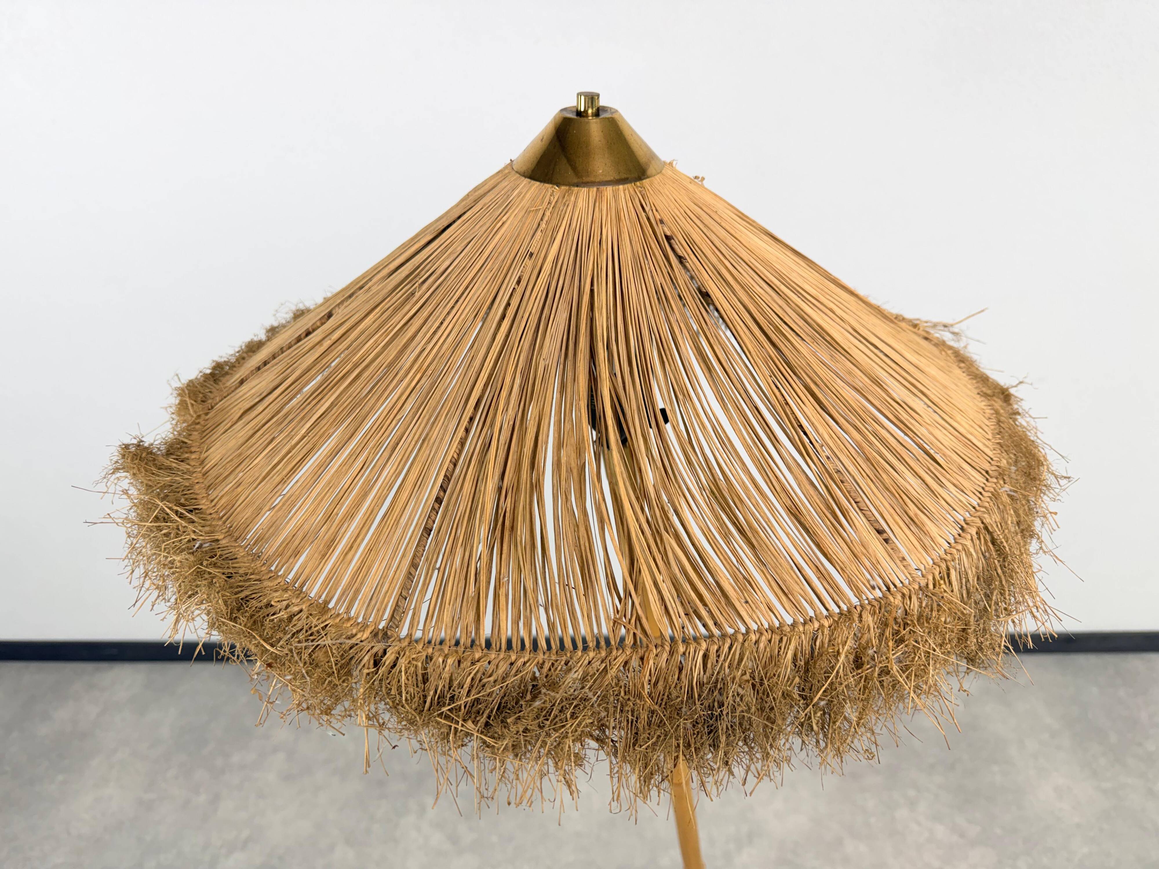 Bamboo floor lamp by Rupert Nikoll (Austria)