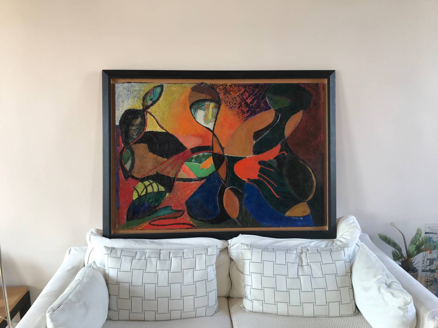 Jean pons, 1913-2007. oil on canvas, 1948.