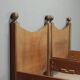 Pair of vintage single beds in the style of L. Caccia Dominioni, 1960s.