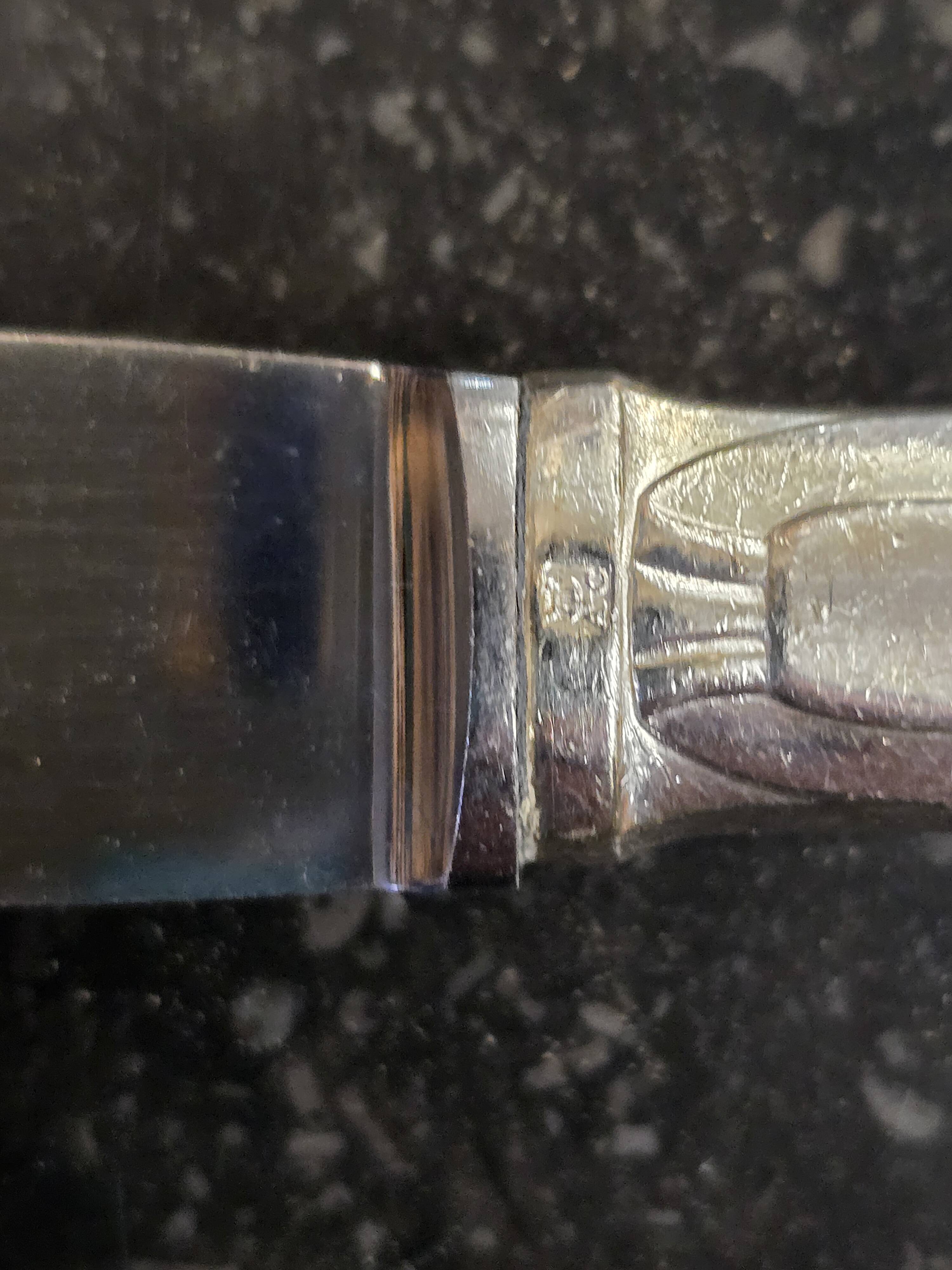 12 Art Deco knives in silver metal mid-20th century with its box