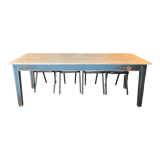 Patinated dining table