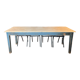 Patinated dining table