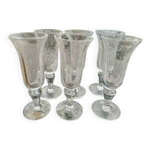 Série de 6 verres Biot