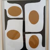 Acrylic on canvas paper, framed