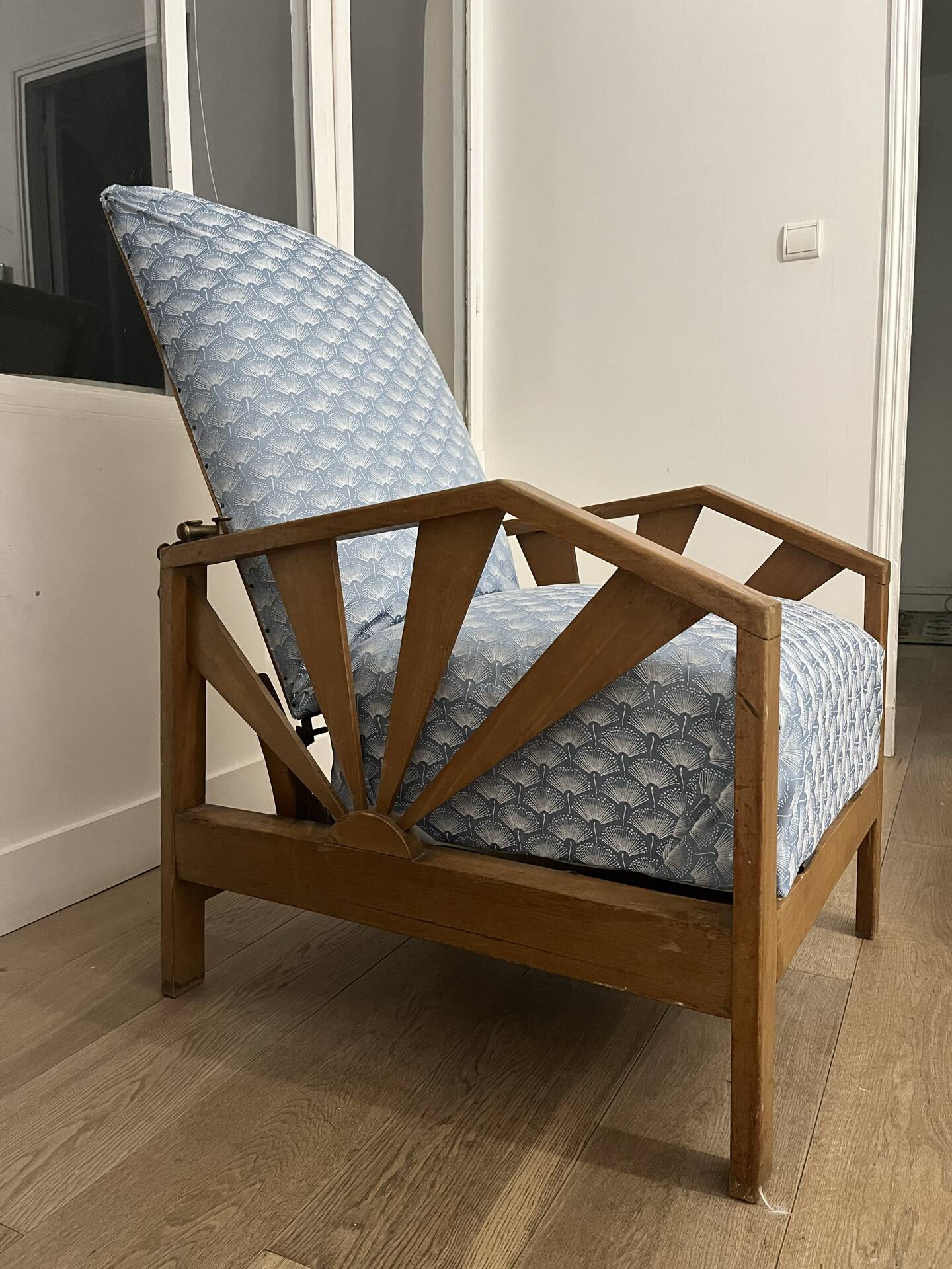 Fauteuil Morris Art Déco années 30
