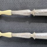 Covered with fish service, stuffed silver, Ivorian, France