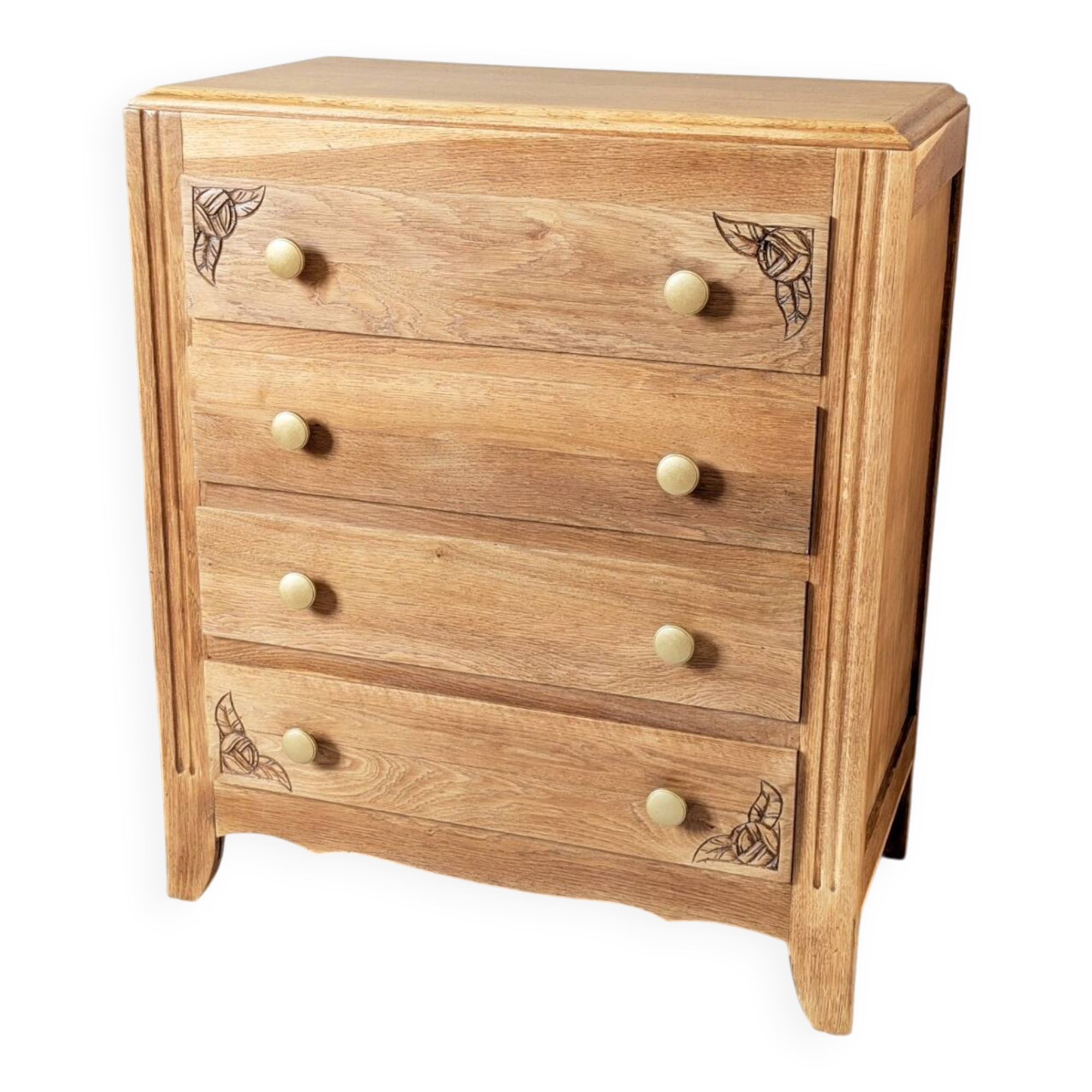 Commode Art Déco chêne rénovée
