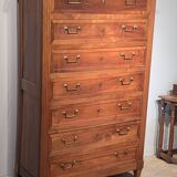 Late 19th century walnut chest of drawers
