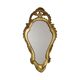 Mid-Century Crested Mirror – Classic Gold French Mirror 63 cm