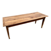 Table de ferme en noyer massif, années 50