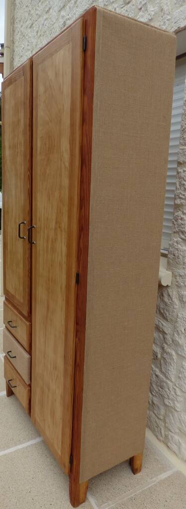 Armoire parisienne 3 tiroirs, 2 portes