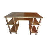 Light wood desk