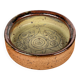 Mid-century modern Danish studio pottery bowl by Bente Lemche, 1960s.