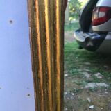Mirror in between ancient gold leaf 31x97cm