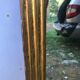 Mirror in between ancient gold leaf 31x97cm