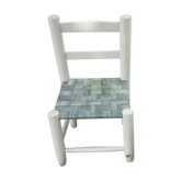 Wooden children's chair and seating in recycled air chamber