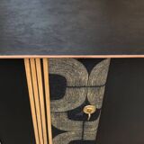 Black vintage sideboard
