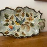 Magnificent ceramic basket by Hubert Bequet