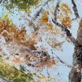 Tableau Lafontaine oil painting on canvas 72x58cm