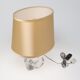 Daum crystal table lamp, France, 1960. Signed Daum.