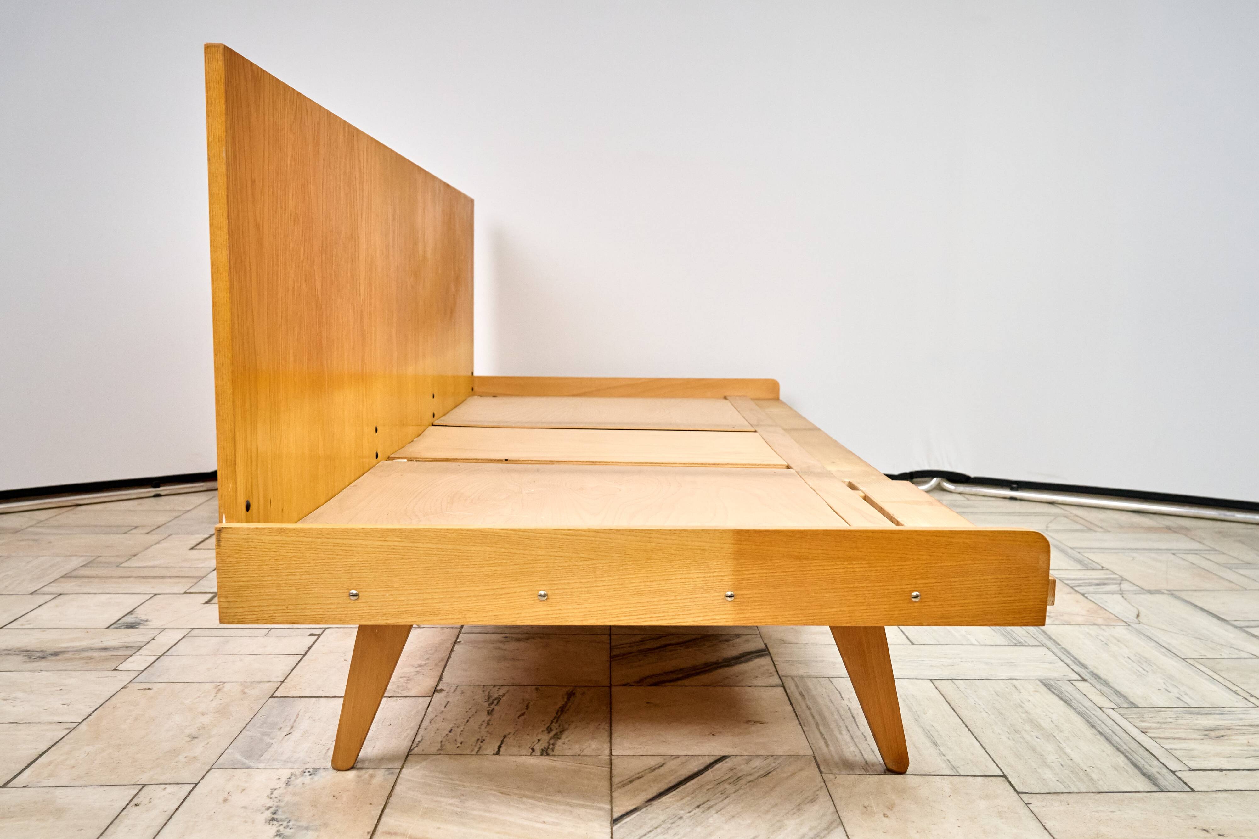 Vintage Modular Corner Sofa Bed with Ottoman, 1960s, Czechoslovakia