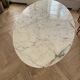 Oval Knoll Saarinen table, Calacatta marble, 198cm, year 2022, tulip.