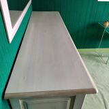 Buffet cérusé blanc