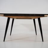 Table and 6 chairs for the dining room of the '70s