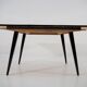 Table and 6 chairs for the dining room of the '70s