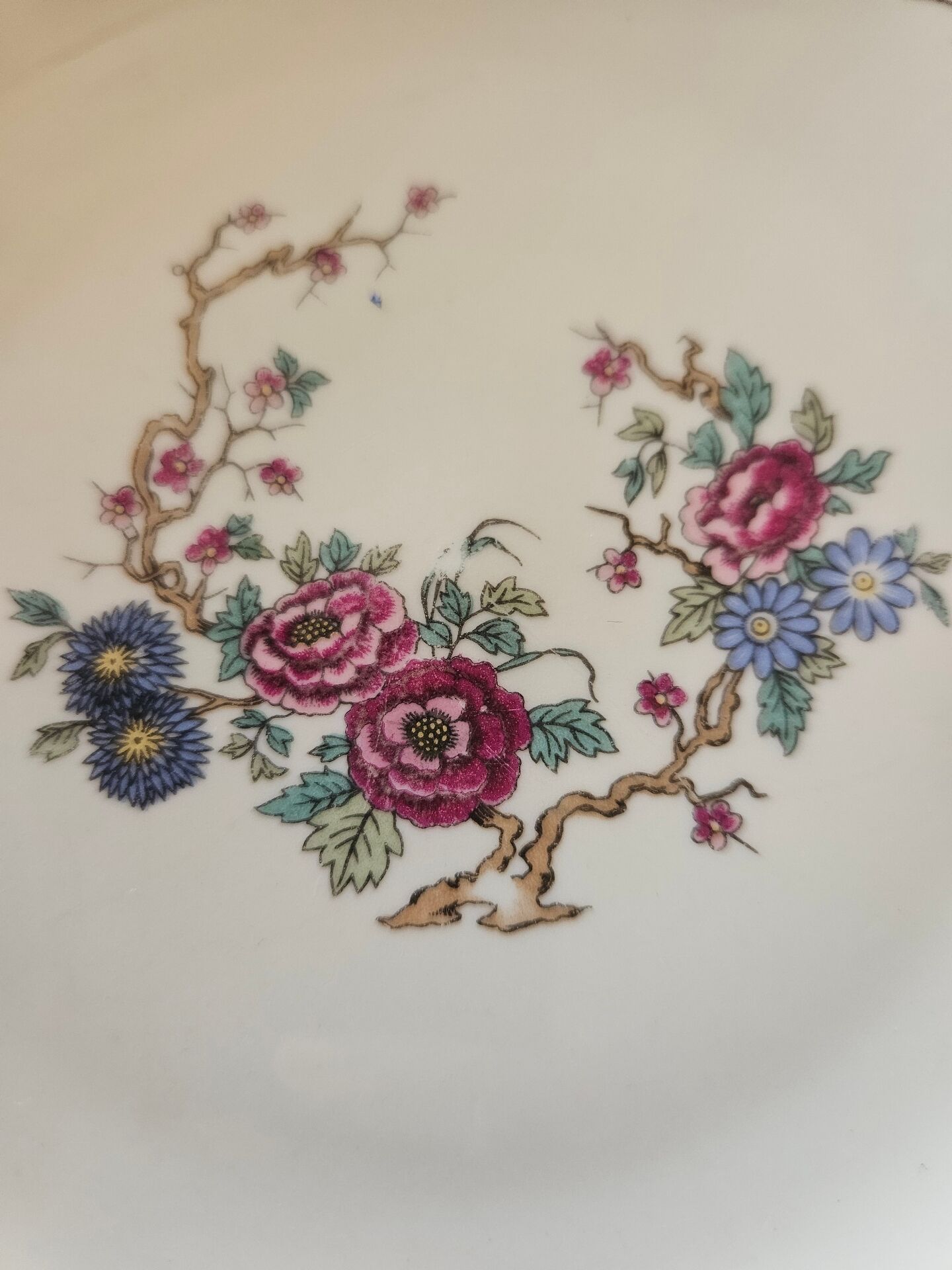 Lot de 6 petites assiettes en porcelaine Pillivuyt – Modèle Orient – F