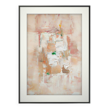 Abstract landscape painting