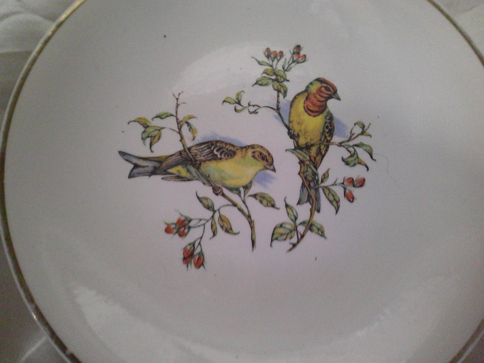 6 Luneville dessert plates