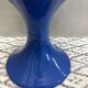 Tulip stool blue 70's interior, side table, mid-century interior