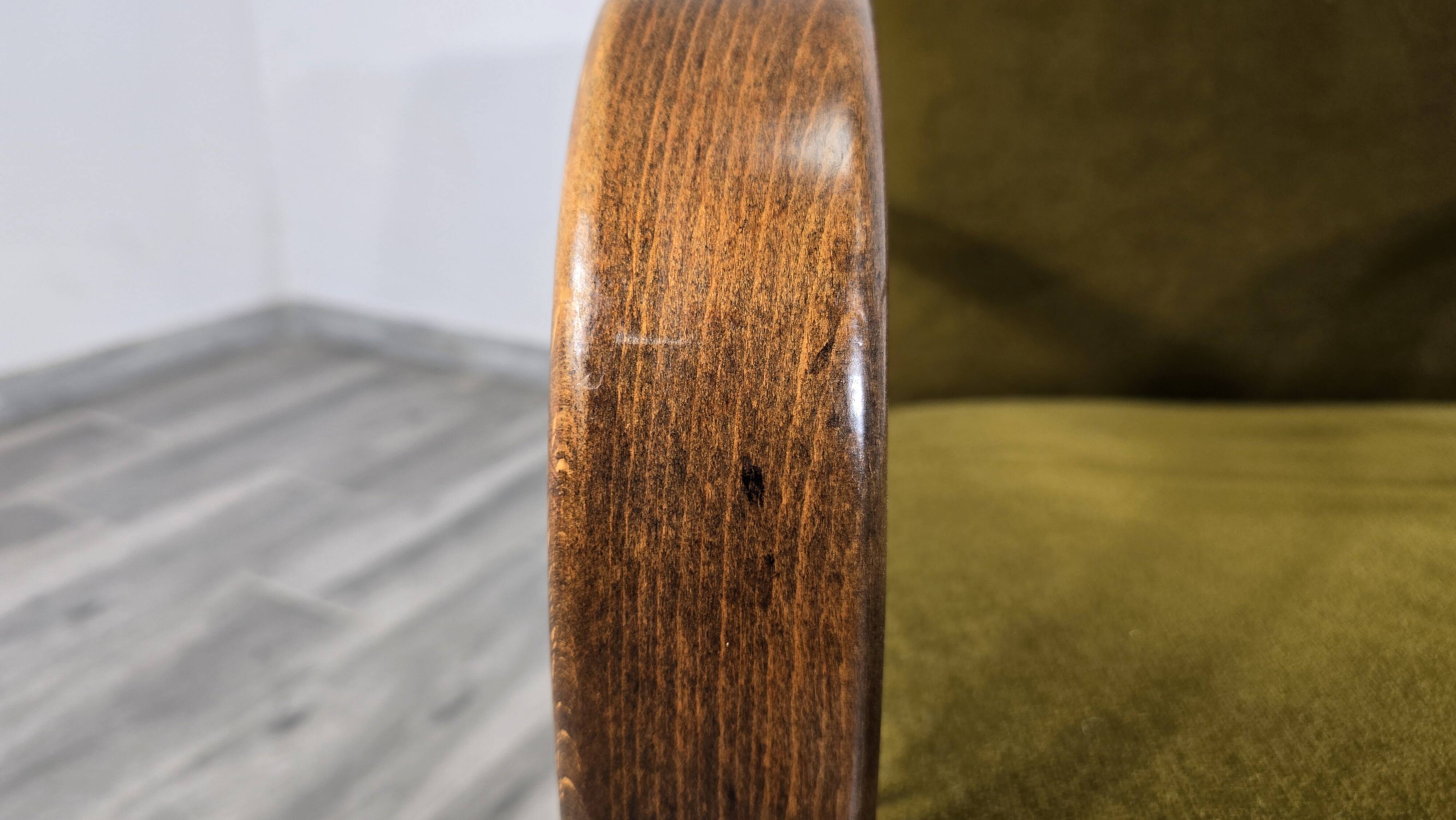 Fauteuils de Jindrich Halabala, années 1940, ensemble de 2