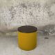 Vintage fabric and teak side table.