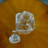 Glass crystal whisky decanter