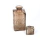 Whisky carafe in brown smoked glass sealed cap