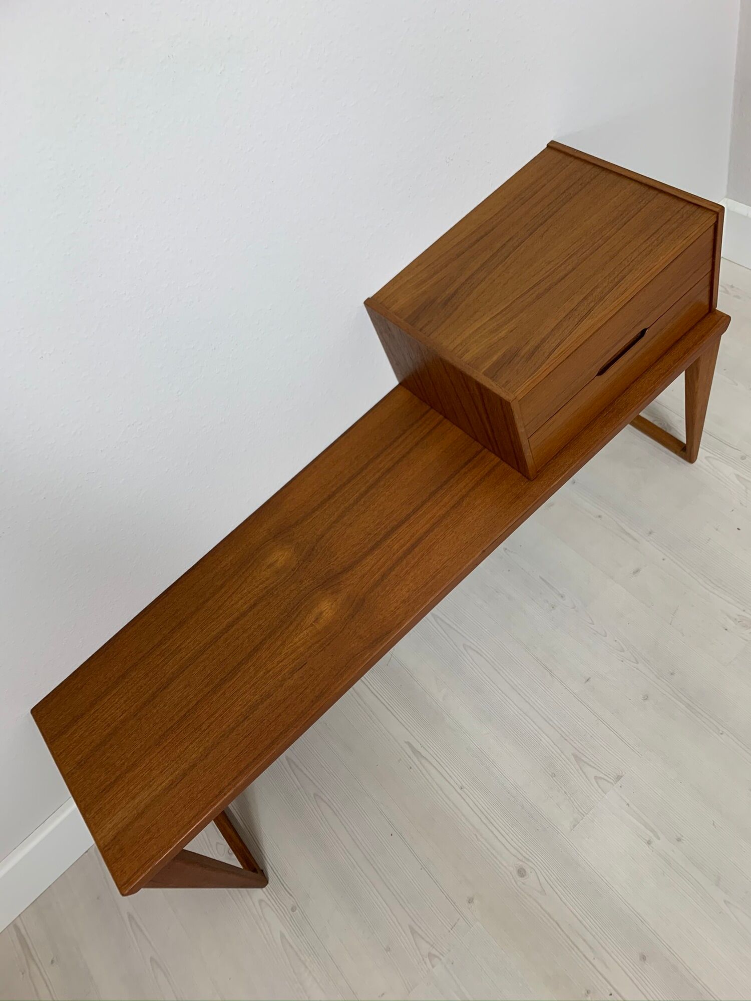 Danish mid-century teak bench Kai Kristiansen for Aksel Kjersgaard, 1960s