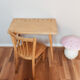 Bureau enfant bois verni Baumann