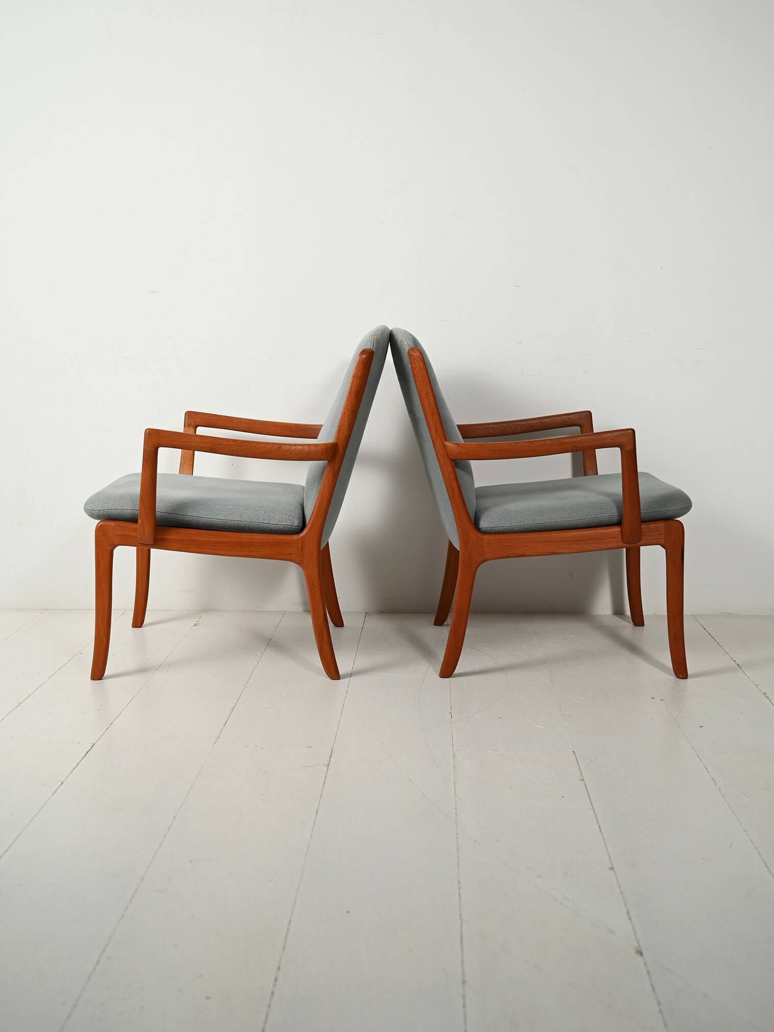 Paire de fauteuils Senator d'Ole Wanscher pour Cado